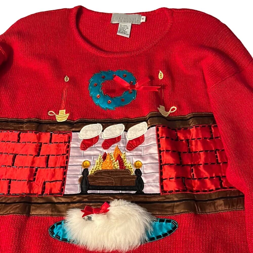 Vintage Lauren Cole Petites Small Christmas Sweater